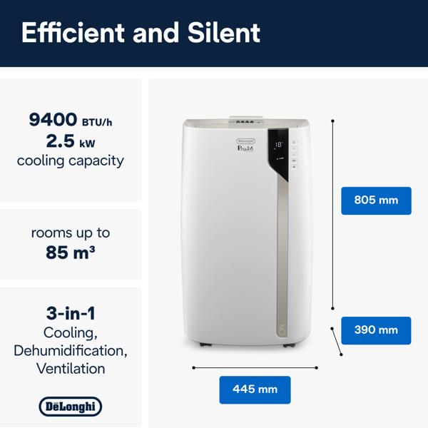 DeLonghi Pinguino PAC EX93 Portable Air Conditioner