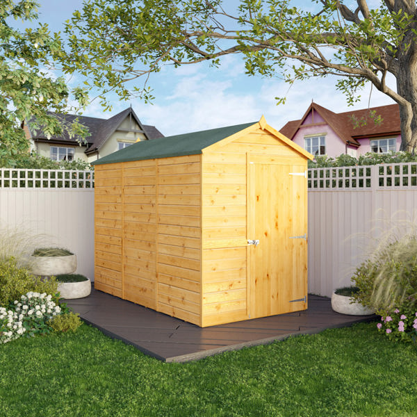 Mercia Shiplap Apex Wooden Shed 9 x 5 - Windowless