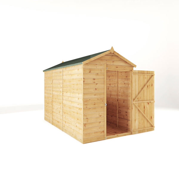 Mercia Shiplap Apex Wooden Shed 10 x 5 - Windowless