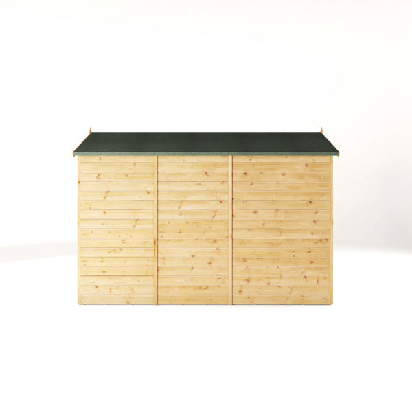 Mercia Shiplap Apex Wooden Shed 10 x 5 - Windowless