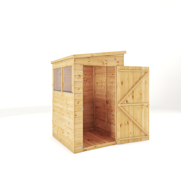 Mercia Shiplap Pent Wooden Shed 4 x 4