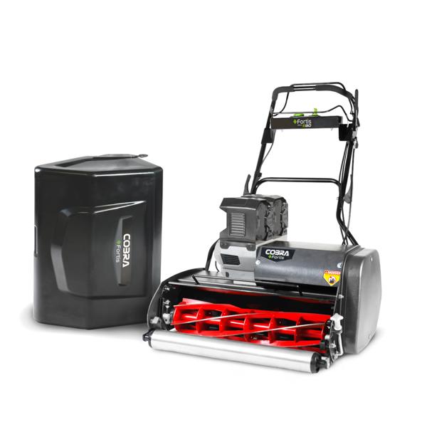 Cobra Fortis 25FTE Cordless Fine Turf Cylinder Lawn Mower - Bare (Self Propelled)