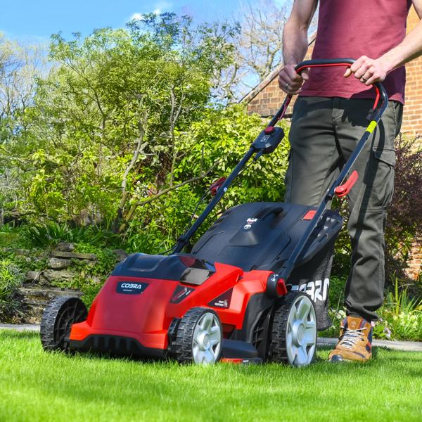 Cobra MX3840VX 38cm 40V Cordless Lawn Mower with Battery & Charger (Hand Propelled)