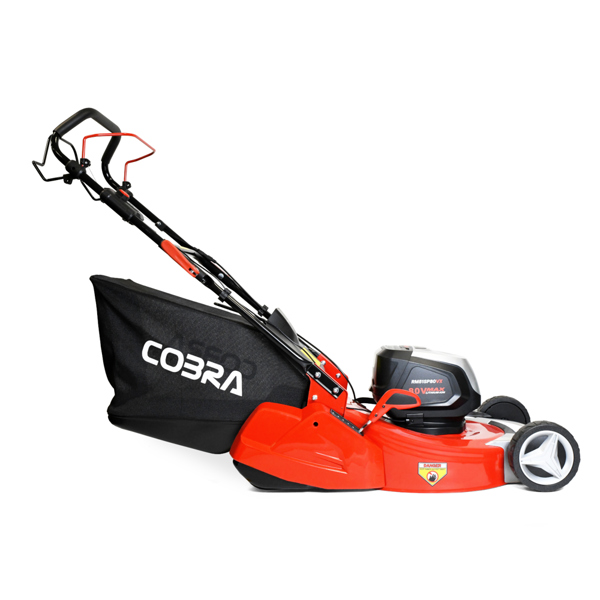 Cobra RM51SP80VX 51cm Cordless Rear Roller Lawn Mower with Batteries & Chargers (Self Propelled)