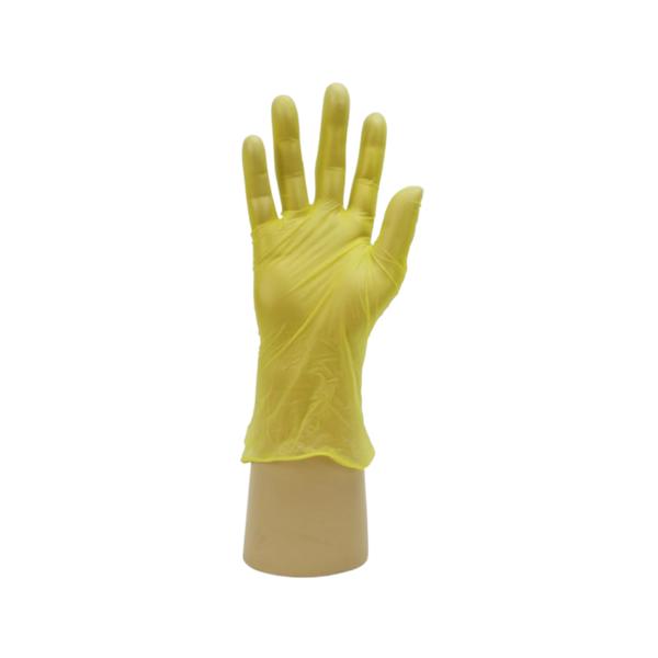 Yellow Powder Free Vinyl Gloves (X Large)
