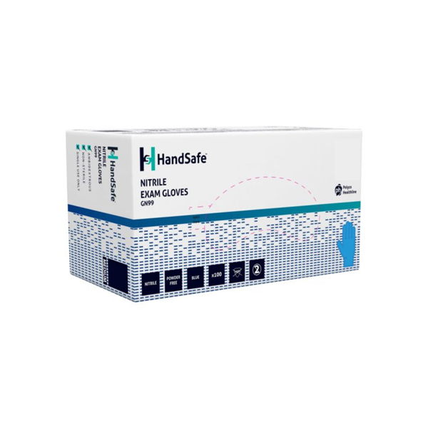 Nitrile Heavy Duty Blue P/F Glove (Medium)