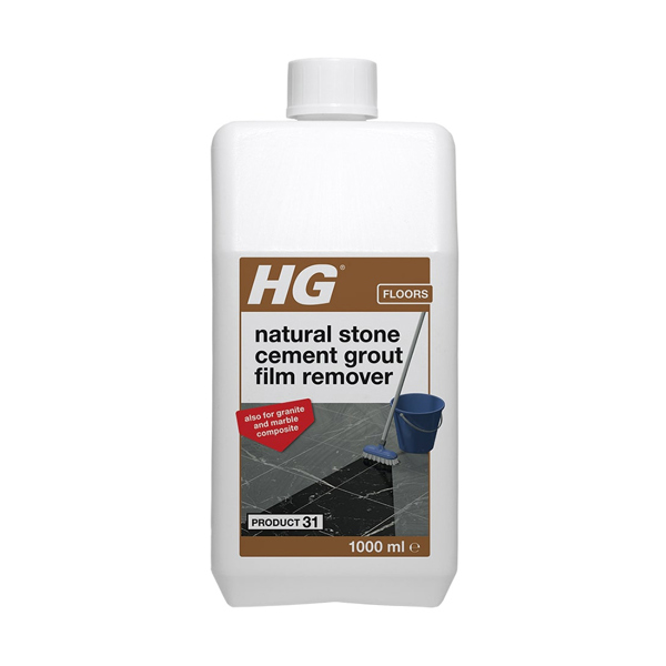 HG Natural Stone Cement Grout Film Remover (product 31) 1L