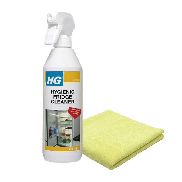 HG Hygienic Fridge Cleaner with Microfibre Cloth