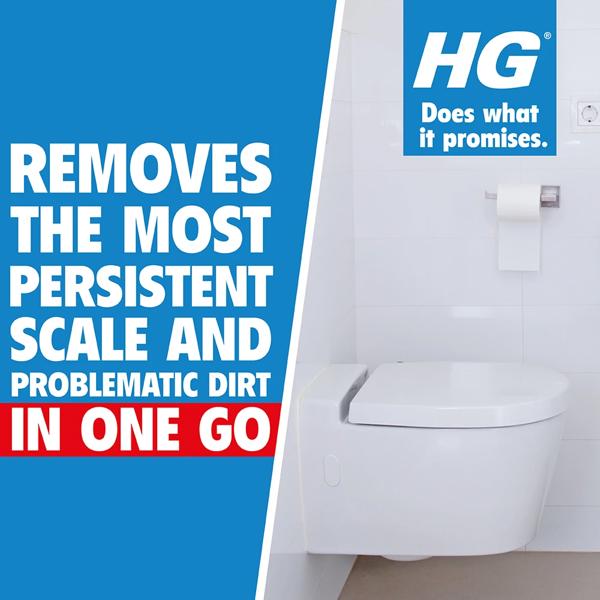 HG Toilet Cleaner Gel Super Powerful with Toilet Brush