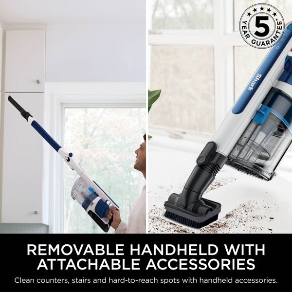 Shark PowerPro Cordless Stick Vacuum with Anti Hair Wrap & Floor Detect IZ380UK