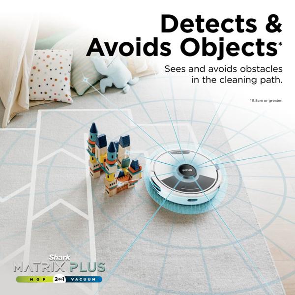 Shark Matrix Plus 2-in-1 Robot Vacuum & Mop RV2620WDUKWH