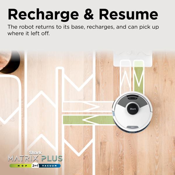 Shark Matrix Plus 2-in-1 Robot Vacuum & Mop RV2620WDUKWH