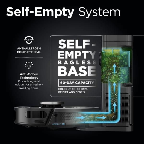 Shark PowerDetect Self-Empty Robot Vacuum RV2820VEUK