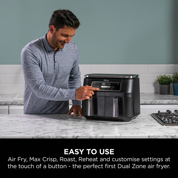 Ninja Foodi 4-in-1 Dual Zone Air Fryer 7.6L AF200UK