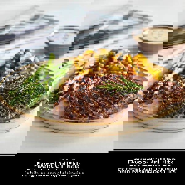 Ninja Foodi MAX PRO Health Grill, Flat Plate & Air Fryer AG651UK