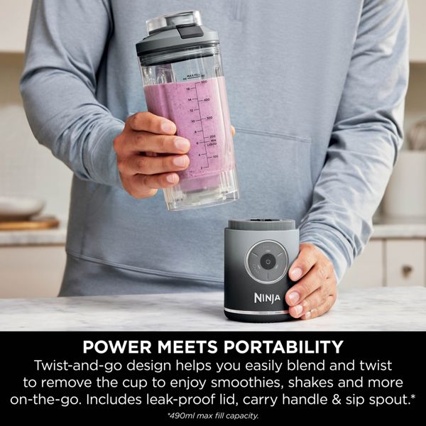 Ninja Blast Max Portable Blender (Cool Grey) BC251UKGY