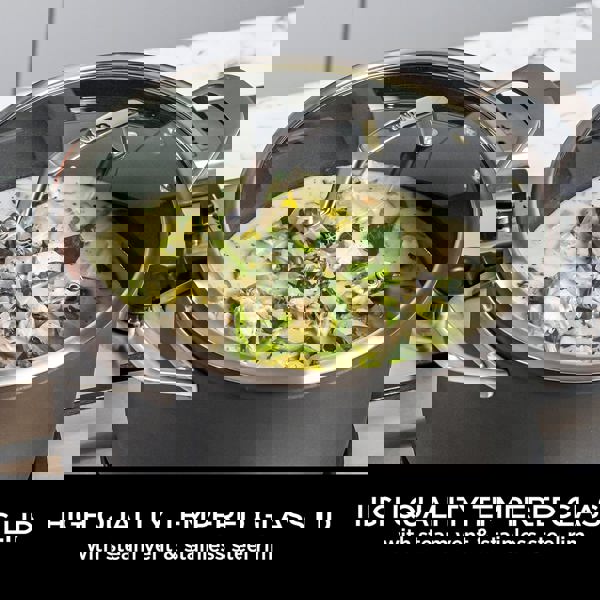 Ninja ZEROSTICK 26cm Stock Pot with Lid C30426UK