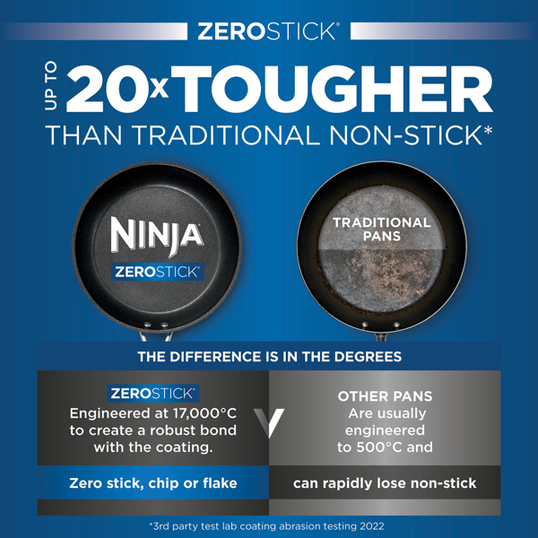 Ninja ZEROSTICK 3-Piece Pan Set C33000UK