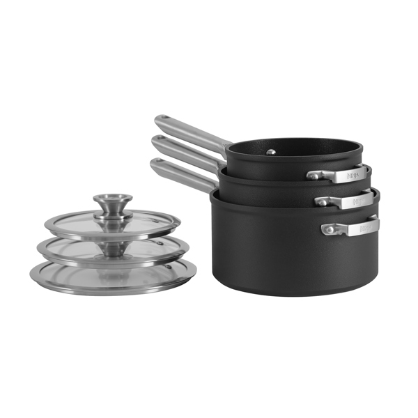 Ninja ZEROSTICK Stackable 3-Piece Saucepan Set C53000UK