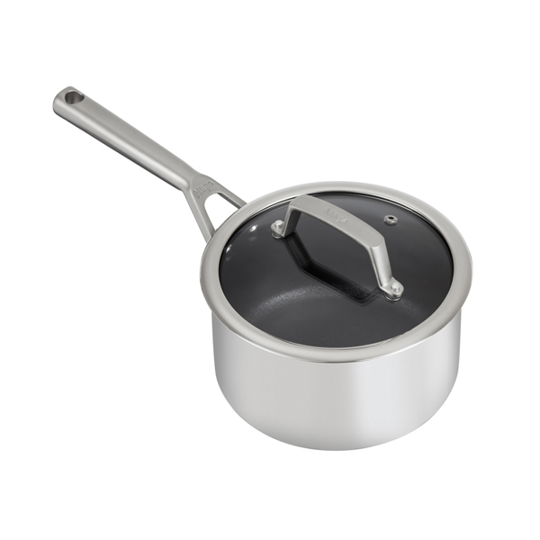Ninja ZEROSTICK Stainless Steel  18cm Saucepan with Lid C60218UK