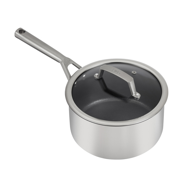 Ninja ZEROSTICK Stainless Steel  20cm Saucepan with Lid C60220UK