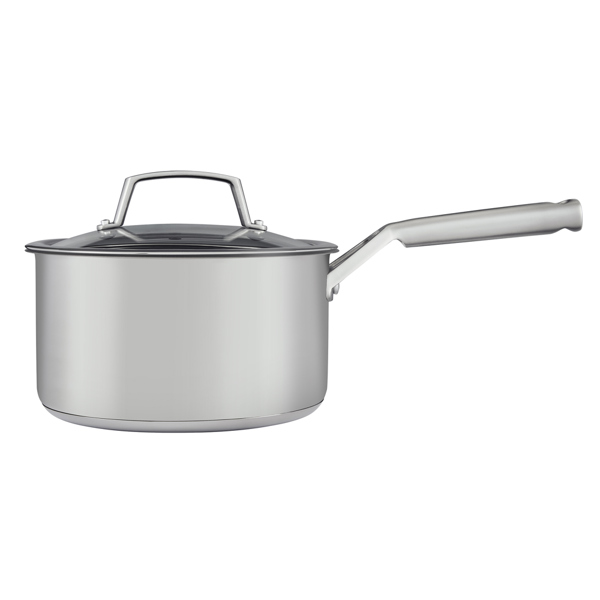 Ninja ZEROSTICK Stainless Steel  20cm Saucepan with Lid C60220UK