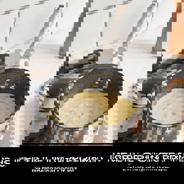 Ninja ZEROSTICK Stainless Steel 16cm Milk Pan C61216UK