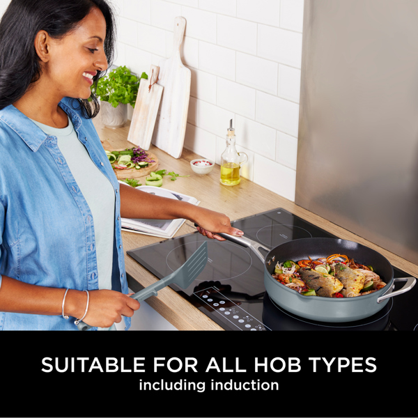 Ninja Foodi 9-in-1 PossiblePan with ZEROSTICK (Sea Salt Grey) CW102GYUK