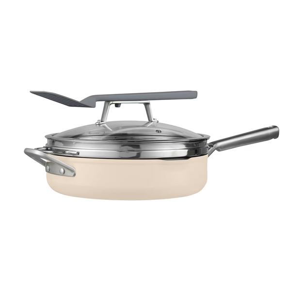 Ninja Foodi 9-in-1 PossiblePan with ZEROSTICK (Vanilla Bean) CW102WHUK