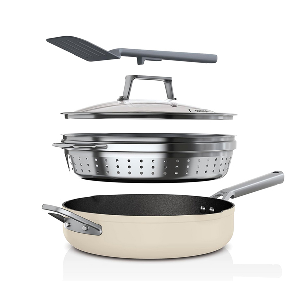 Ninja Foodi 9-in-1 PossiblePan with ZEROSTICK (Vanilla Bean) CW102WHUK