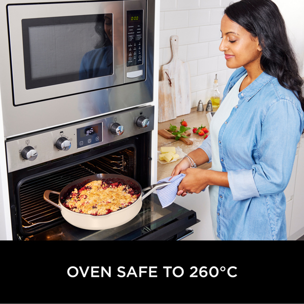 Ninja Foodi 9-in-1 PossiblePan with ZEROSTICK (Vanilla Bean) CW102WHUK