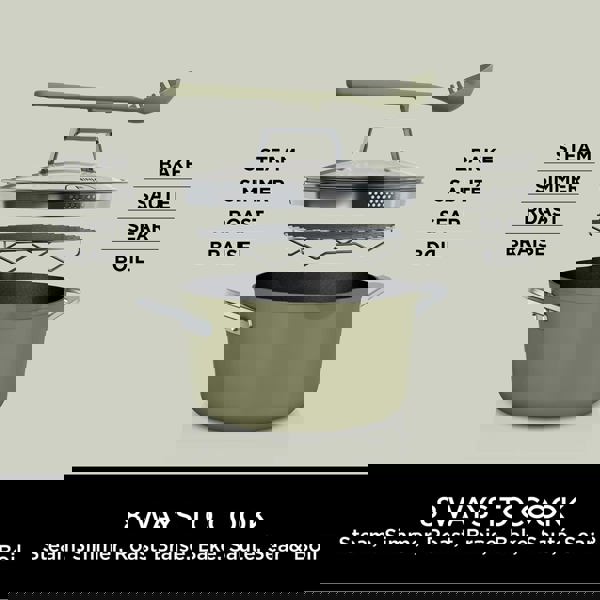 Ninja Foodi 8-in-1 PossiblePot with ZEROSTICK (Olive Green) CW202GNUK