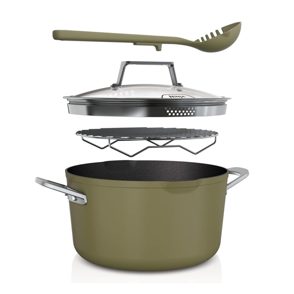 Ninja Foodi 8-in-1 PossiblePot with ZEROSTICK (Olive Green) CW202GNUK
