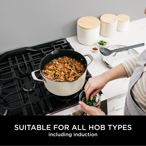 Ninja Foodi 8-in-1 PossiblePot with ZEROSTICK (Vanilla Bean) CW202WHUK