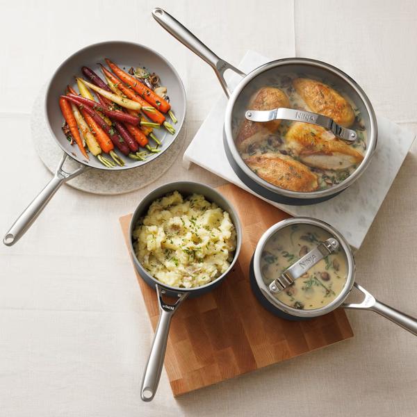 Ninja ZEROSTICK Ceramic Pro 5-Piece Pan Set CW35000UK