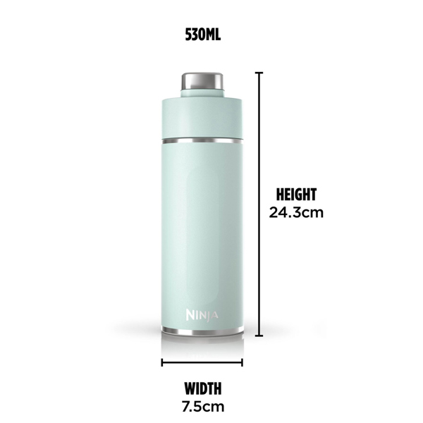 Ninja Thirsti 530ml Travel Bottle (Mint) DW1801EUUKMT