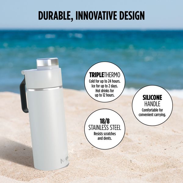 Ninja Thirsti 700ml Travel Bottle (White) DW2401EUUKWH