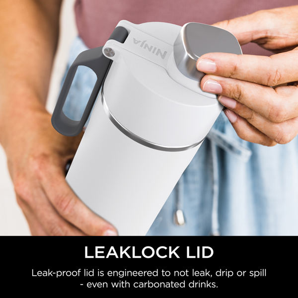 Ninja Thirsti 700ml Travel Bottle (White) DW2401EUUKWH