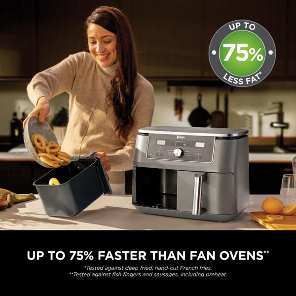 Ninja MAX 6-in-1 Dual Zone Air Fryer 9.5L DZ400UK