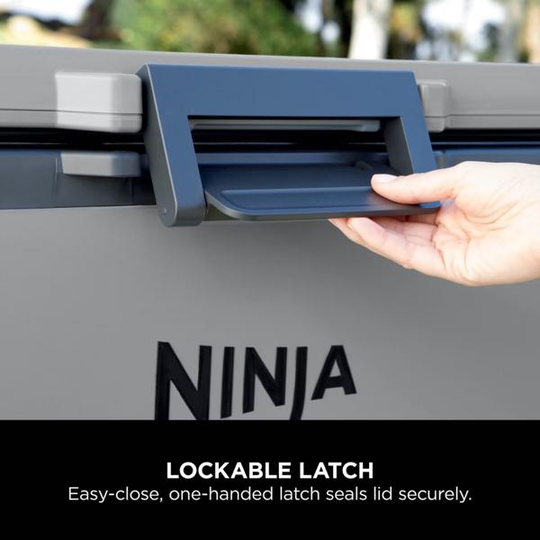 Ninja FrostVault 30QT/28L Wheeled Cooler with Dry Zone (Slate Grey) FB230UKGY