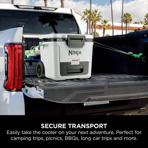 Ninja FrostVault 30QT/28L Wheeled Cooler with Dry Zone (Cloud White) FB230UKWH