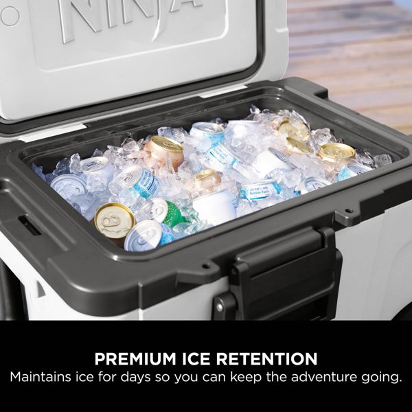 Ninja FrostVault 45QT/42L Wheeled Cooler with Dry Zone (Cloud White) FB245UKWH