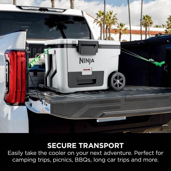 Ninja FrostVault 45QT/42L Wheeled Cooler with Dry Zone (Cloud White) FB245UKWH