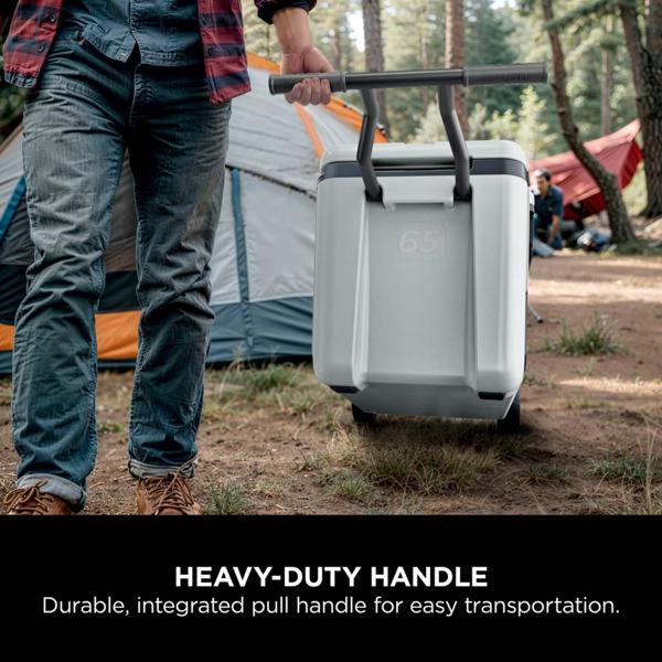 Ninja FrostVault 65QT/61L Wheeled Cooler with Dry Zone (Cloud White) FB265EUUKWH