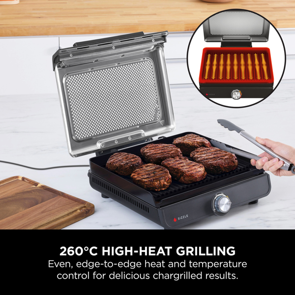 Ninja Sizzle Indoor Grill & Flat Plate GR101UK
