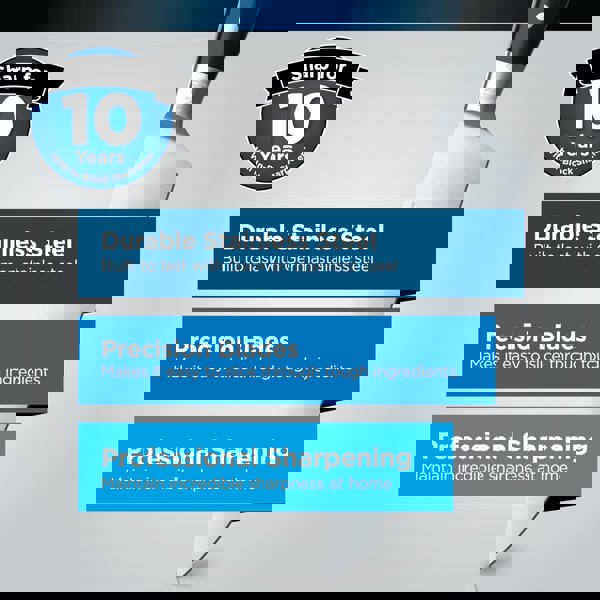 Ninja Foodi StaySharp Knife Block with Integrated Sharpener (6-Piece Set) K32006UK