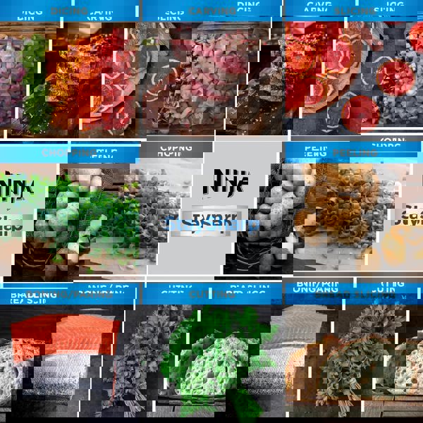 Ninja Foodi StaySharp Knife Block with Integrated Sharpener (6-Piece Set) K32006UK