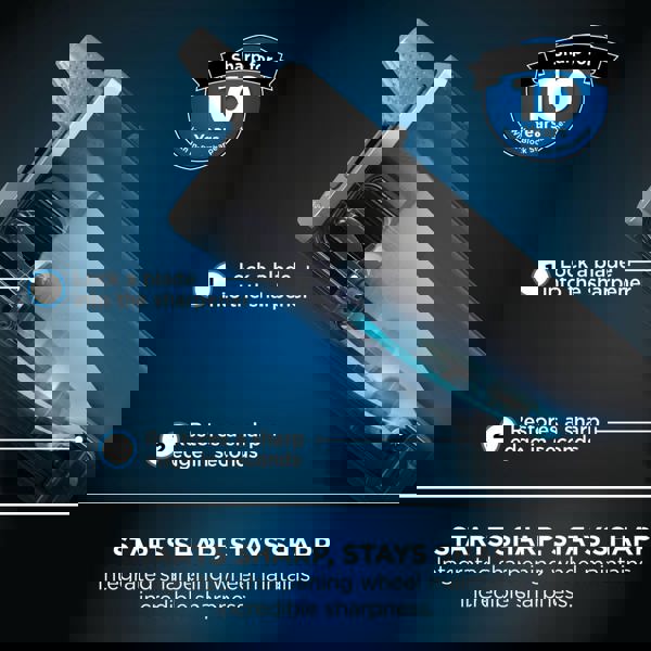 Ninja StaySharp Stainless Steel Knife Set & Plastic Block (6-Piece Set) K62006EUWH