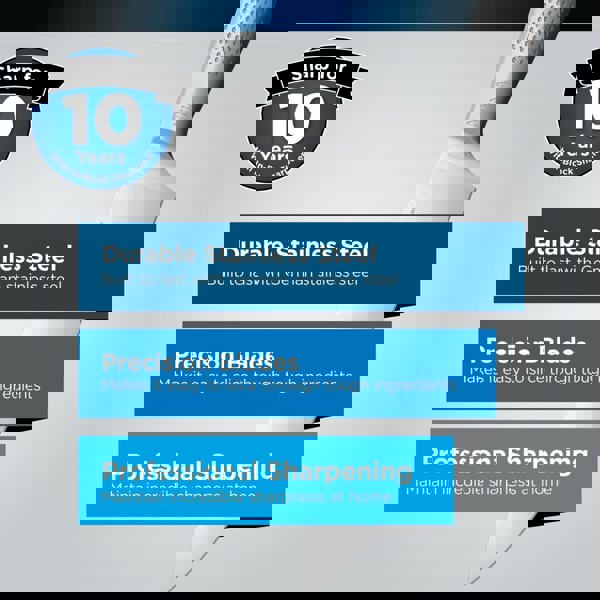 Ninja StaySharp Stainless Steel Knife Set & Plastic Block (6-Piece Set) K62006EUWH