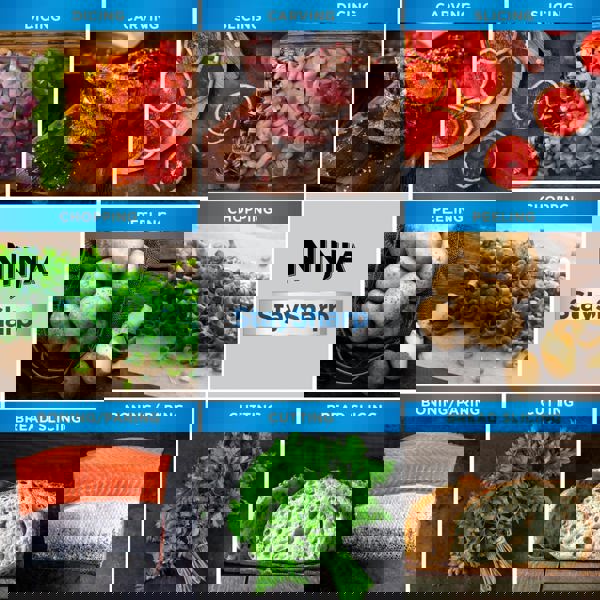 Ninja StaySharp Stainless Steel Knife Set & Plastic Block (6-Piece Set) K62006EUWH